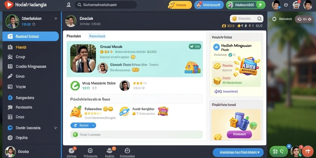 Interface yang mudah digunakan membuat permainan lebih menyenangkan.