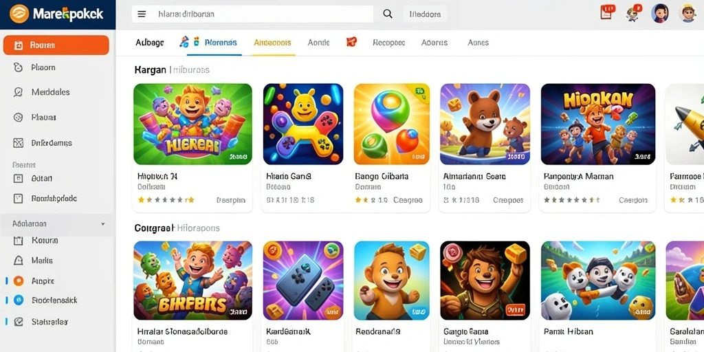 Tampilan level baru yang penuh warna dan tantangan.