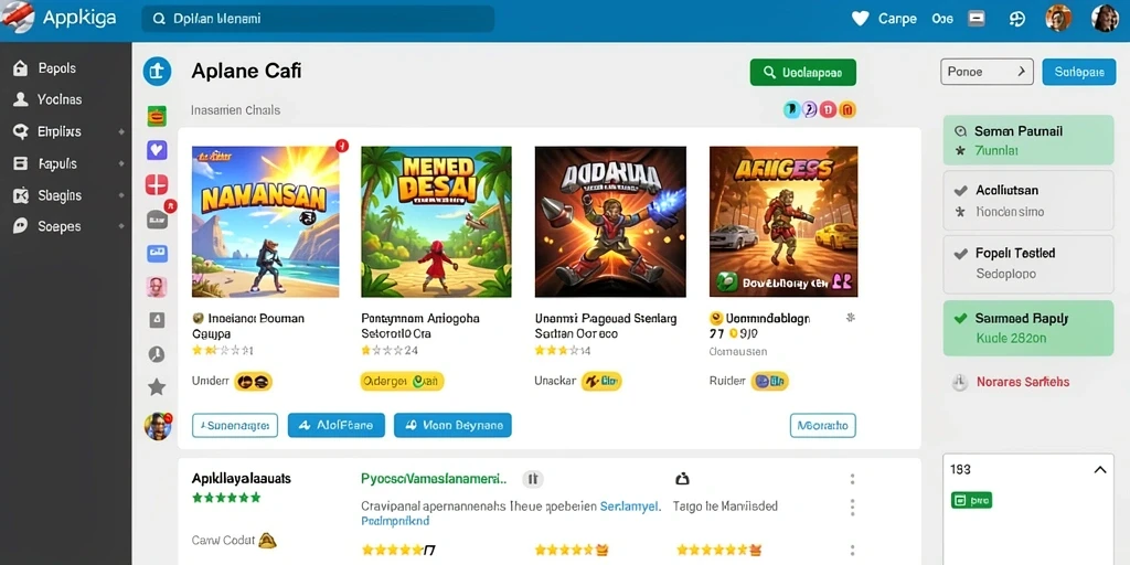 Tangkapan layar memperlihatkan fitur interaksi sosial dalam GUS77.