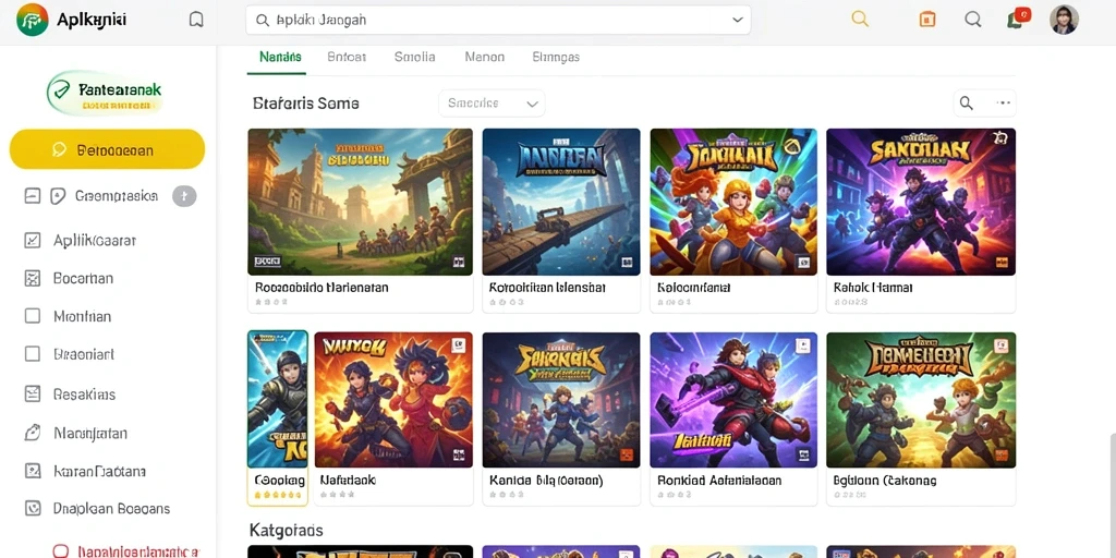 Tantangan seru di setiap level yang penuh rintangan.
