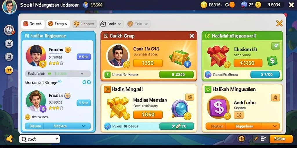 Skrinsut fitur multiplayer yang memungkinkan kompetisi seru antara pemain.