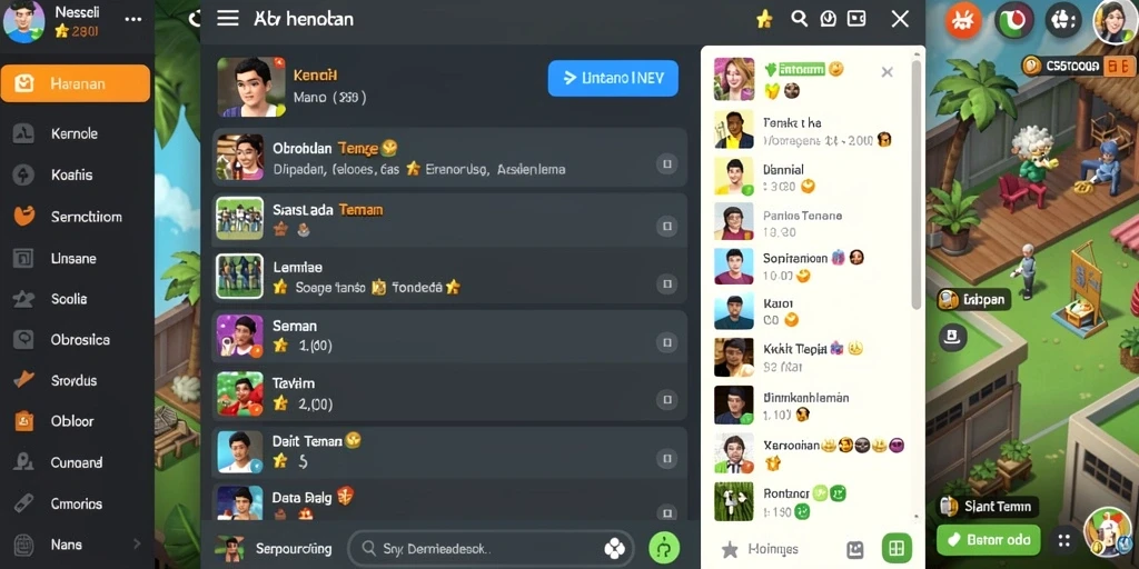 Tangkapan layar menunjukkan aksi mendebarkan di dalam permainan.