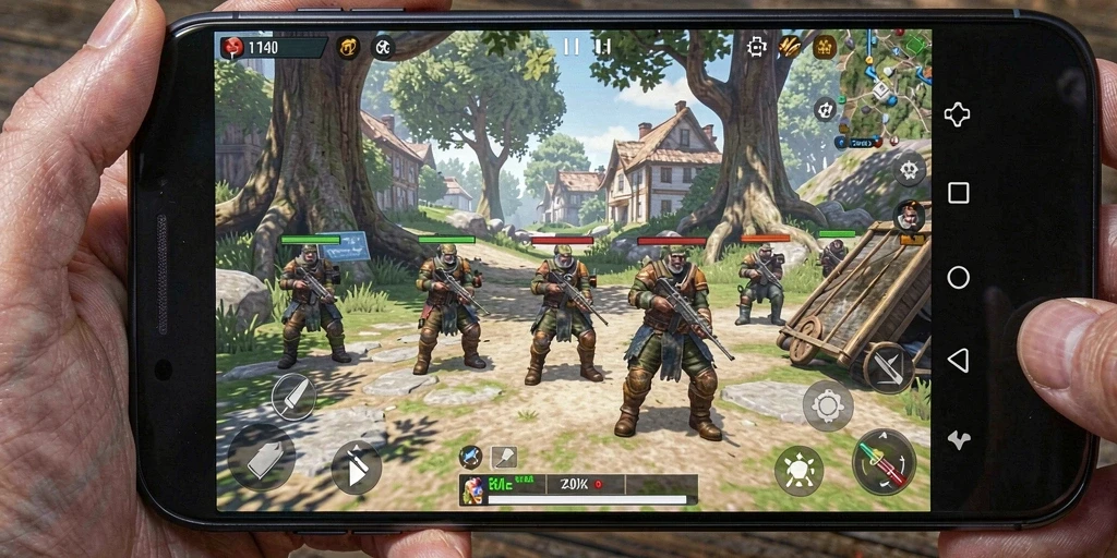 Tangkapan layar fitur multiplayer yang mendebarkan.